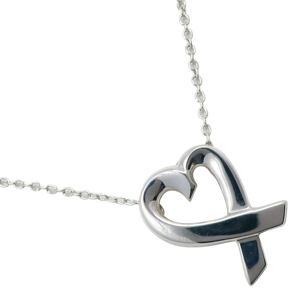 Tiffany Co Loving Heart Necklace Paloma Picasso Sterling Silver